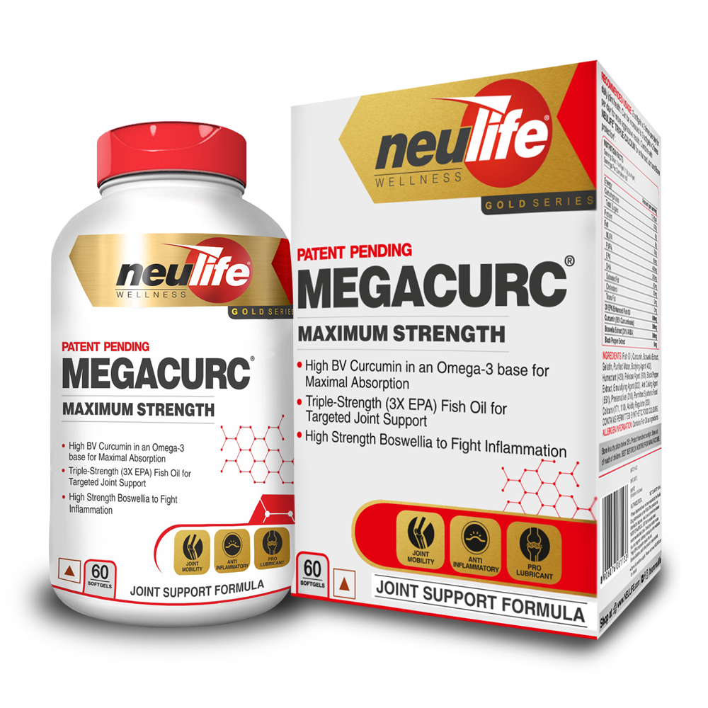 MEGACURC Advanced Joint Support with Triple-Strength Fish Oil,