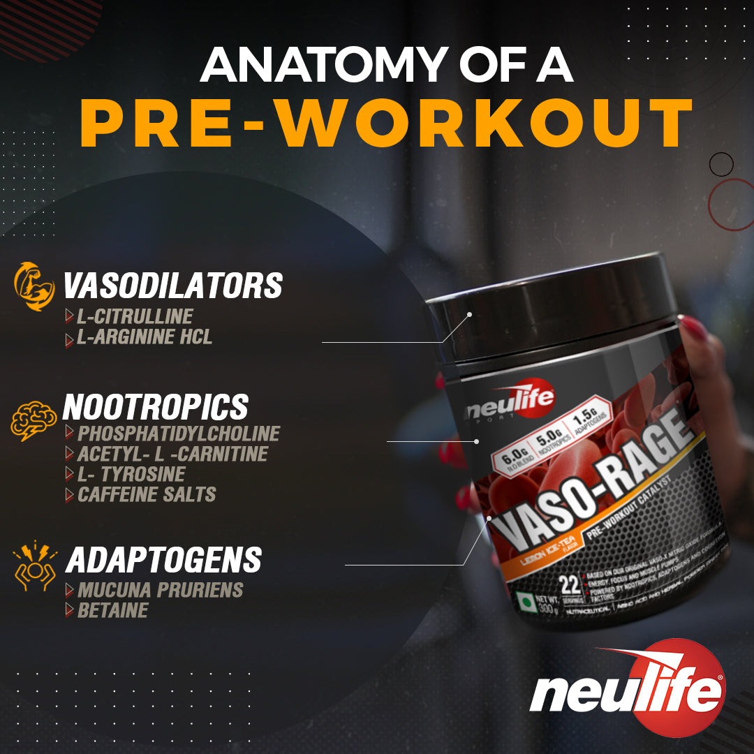 Pre- Workout VASO-RAGE® Energy Amplifier 