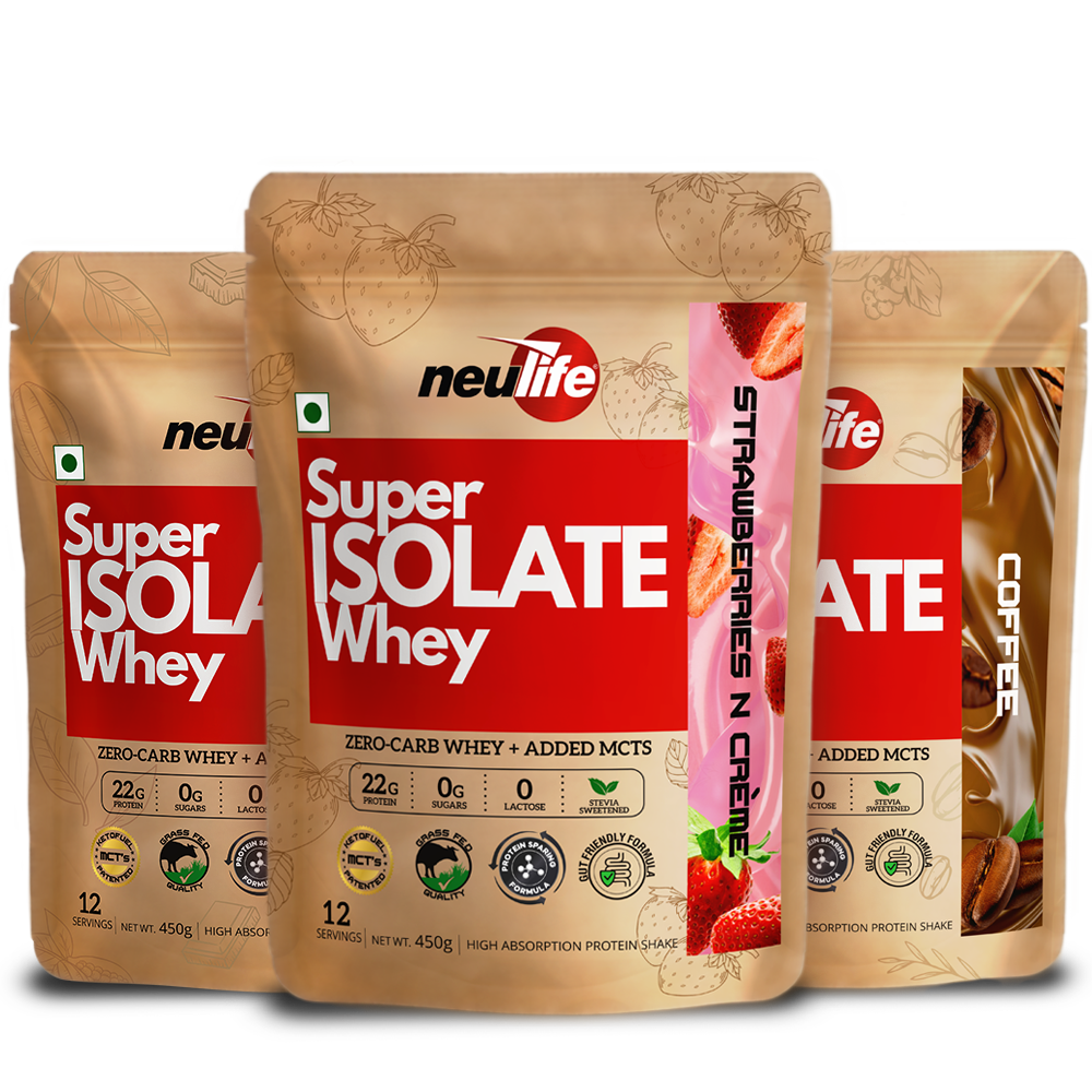 Super Isolate Whey | 3 flavor Variety Pack (Chocolate/ Strawberry/ Coffee)
