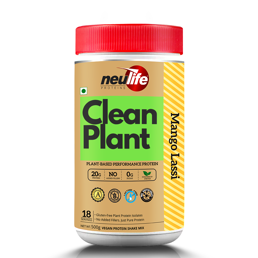 Vegan Fitness- Clean Plant Mango Lassi