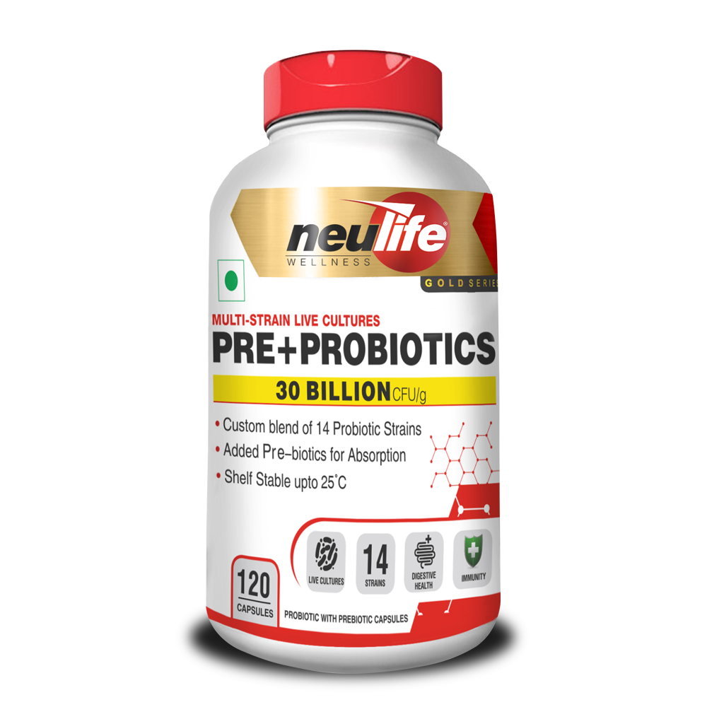Multi-Strain Pre and Probiotic Capsules – Neulife