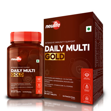 Daily-Multi Gold Advanced Multivitamin with MK-7, Adaptogens, Antioxidants & Natural Extracts