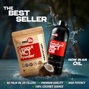 Pure MCT Oil | Clean Energy + Weight Management 500ml (unflavored)