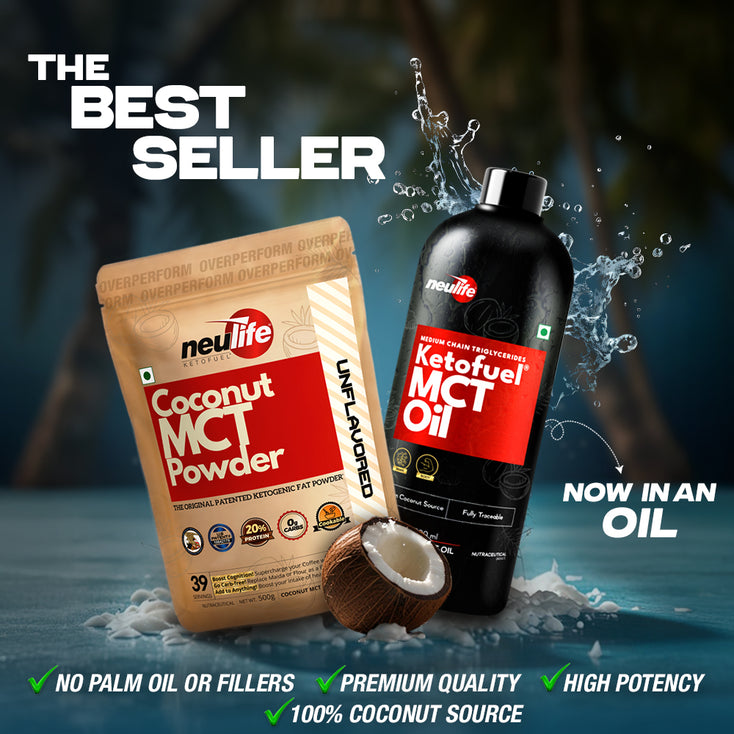 Pure MCT Oil | Clean Energy + Weight Management 500ml (unflavored)