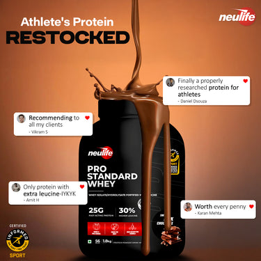 PRO STANDARD WHEY BLACK | Certified Whey Isolate Protein Powder with Hydrowhey Peptides & Leucine