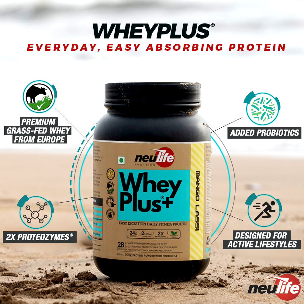 WHEYPLUS® Gut-friendly Daily Fitness Protein with Probiotics