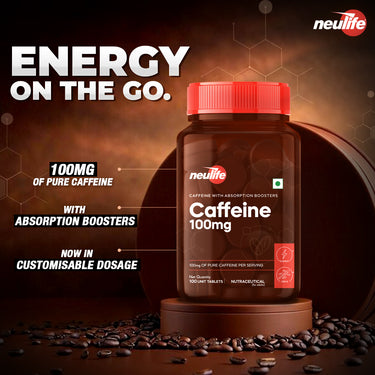 Pure Caffeine 100mg with Absorption Boosters