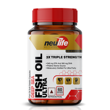 Deep Sea Fish Oil Triple Strength 550/360 EPA/DHA GoEd Certified