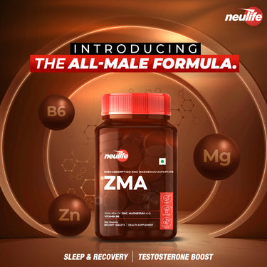 ZMA- Zinc-Magnesium-B6 | Recovery & Male Support (60 tablets)