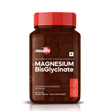 Magnesium Bisglycinate 440mg | High Absorption (60tabs)