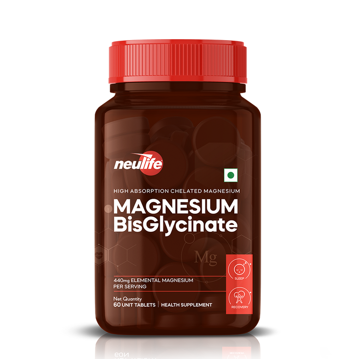 Magnesium Bisglycinate 440mg | High Absorption (60tabs)