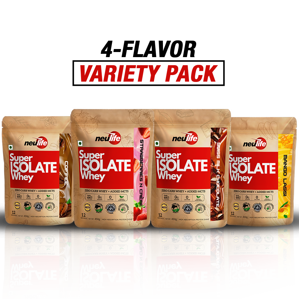 Super Isolate Whey Customizable Variety Pack 1.35 - 2.25kg (3-5 bags)