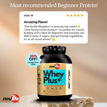 WHEYPLUS® Gut-friendly Daily Fitness Protein with Probiotics