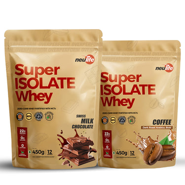 Super Isolate Whey | 2 flavor Variety Pack (Chocolate & Coffee)