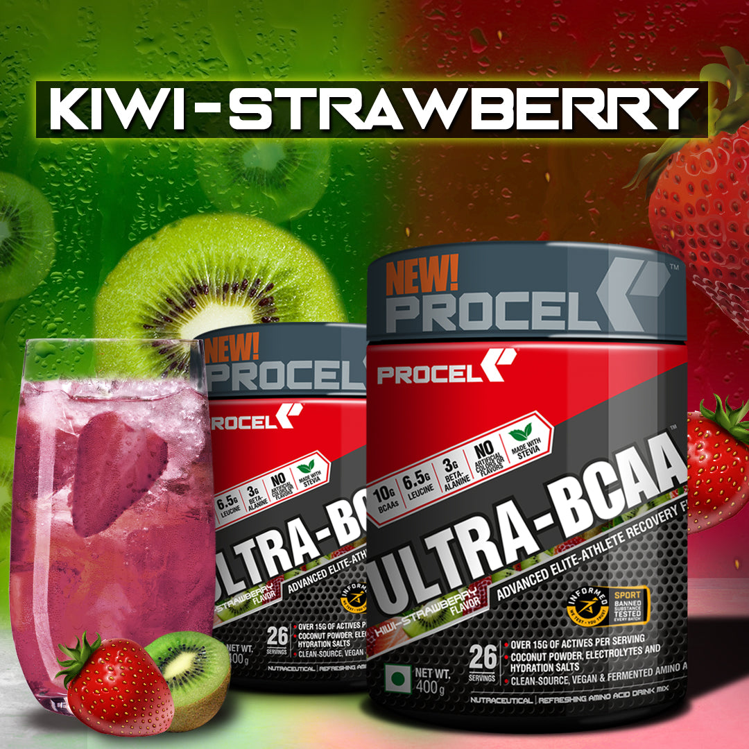 Ultra-BCAA Leucine Dominant Advanced Athlete Performance Kiwi- Strawberry