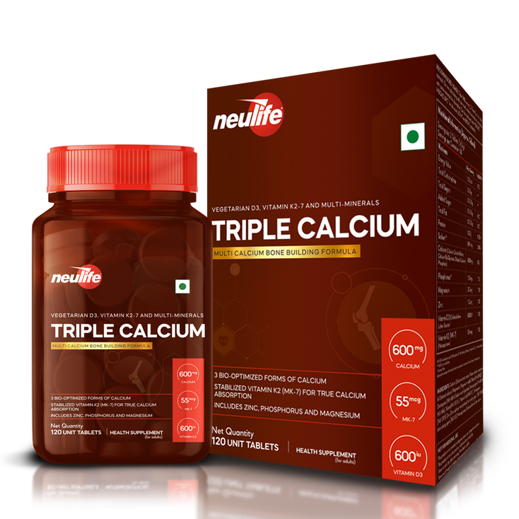 Triple-Calcium with Vitamins K2, D3 & Zinc