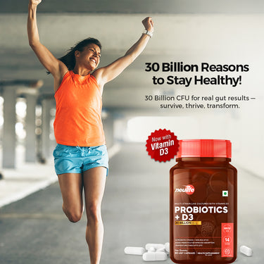 Multi Strain PRE + PROBIOTICS 30b CFU/g with Vitamin D3 (Temperature Stable)