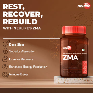 ZMA- Zinc-Magnesium-B6 | Recovery & Male Support (60 tablets)