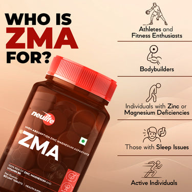 ZMA- Zinc-Magnesium-B6 | Recovery & Male Support (60 tablets)